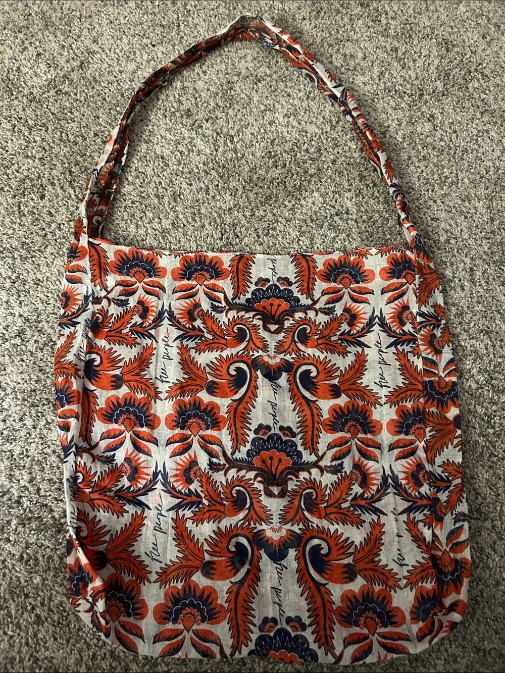 Free People Lightweight Gauze Tote Bags, bundle of 2.
